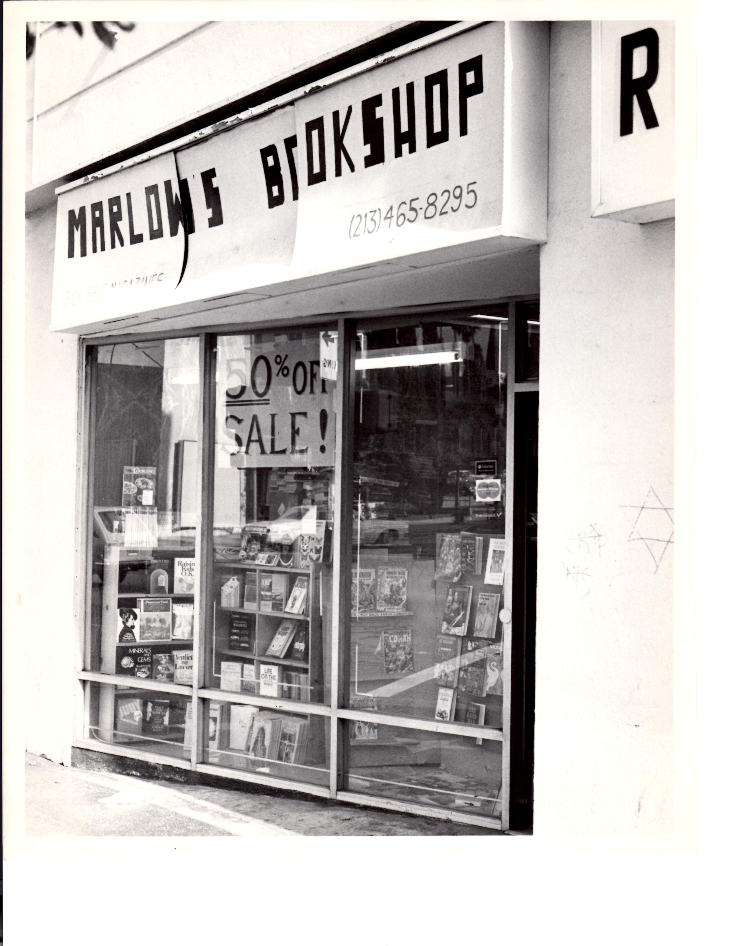 Marlow's Bookshop. Photo by Wayne Braby