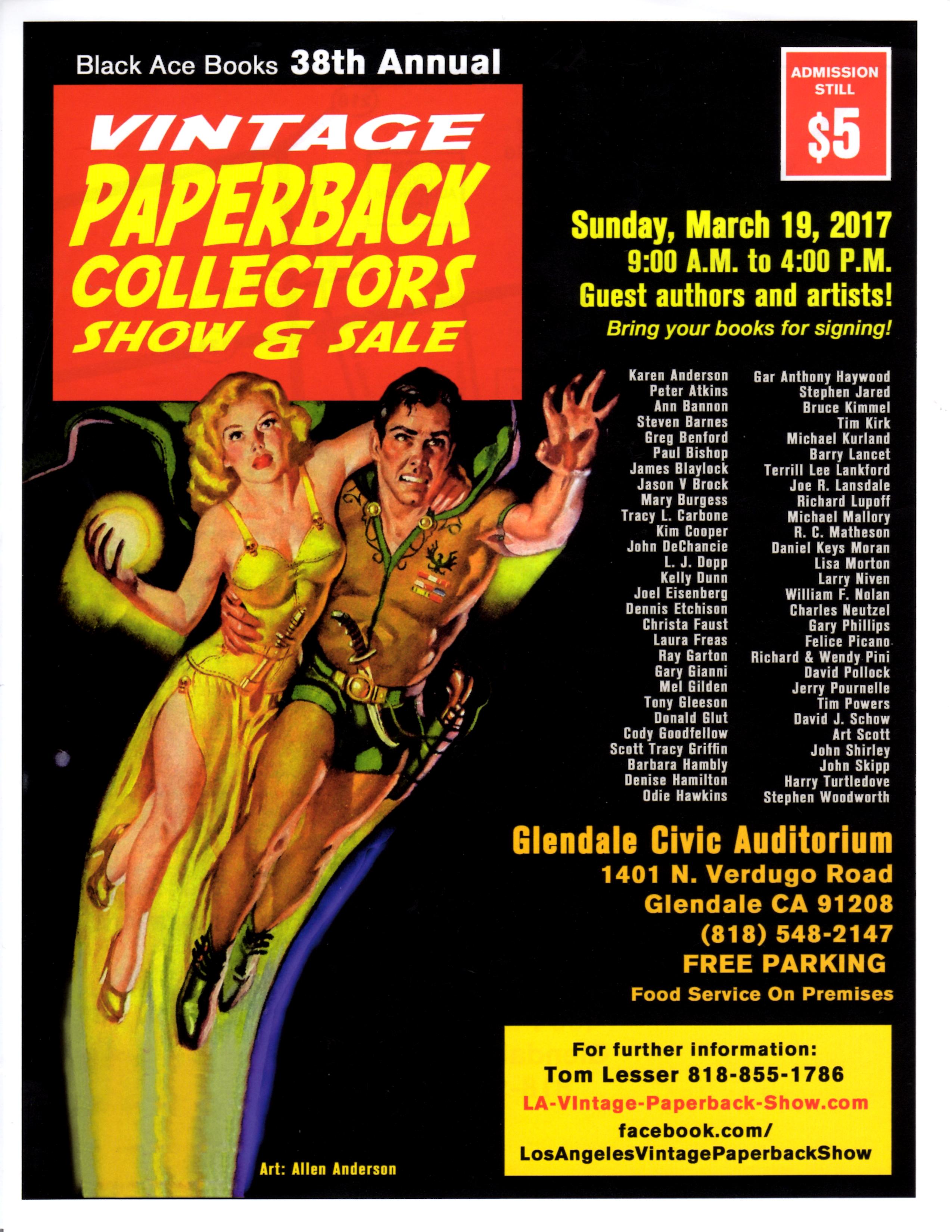 This is the big show of the year for paperback collectors.